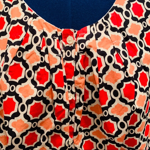 NWT Lands End Summer Sleeveless Pattern Top - Picture 2 of 6